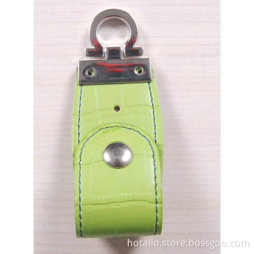 Leather USB Flash Drive USB Memory with Free Logo